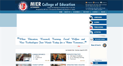 Desktop Screenshot of miercollege.in